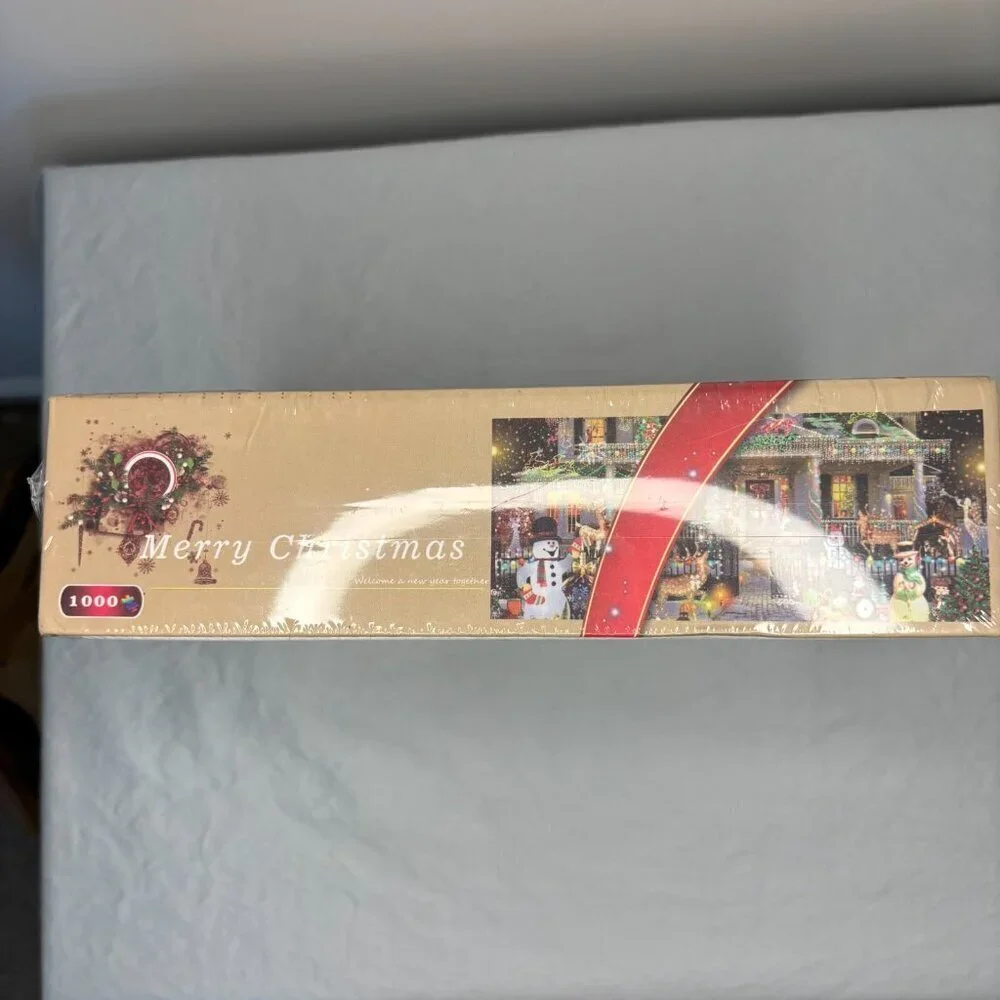 AMALFI New Sealed 1000 Piece Merry Christmas Puzzle